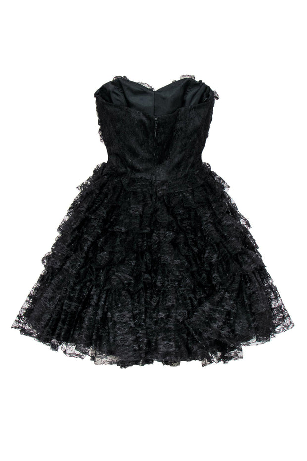 Betsey Johnson - Black Lace Poofy Fit ...